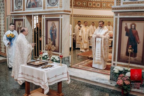 Блаженніший Святослав у свій день народження молився з Постійним Синодом і студентами колегії в Римі