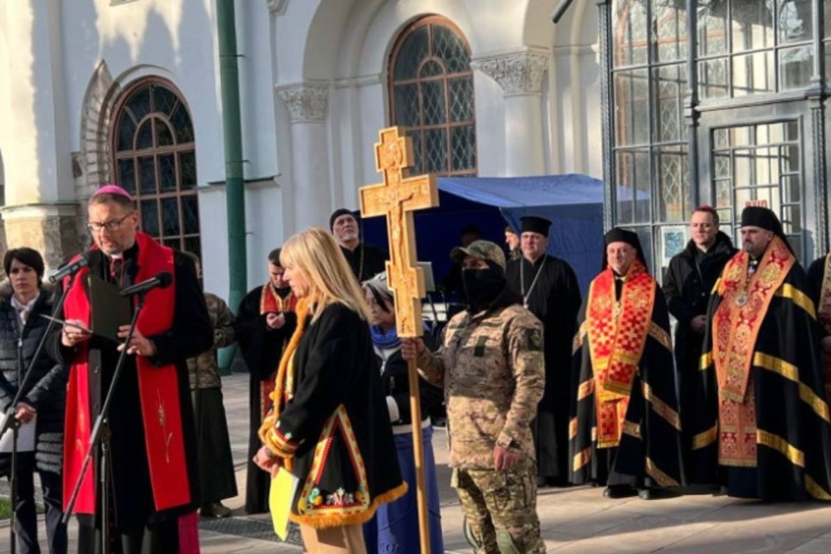 Ecumenical Stations of the Cross Held at St. Sophia of Kyiv